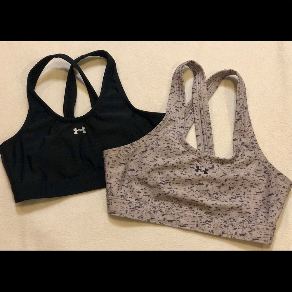 UNDER ARMOUR cross back sports bras!